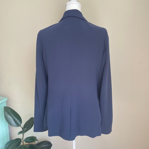 Joie Mehira B Crepe Navy Blazer 8 - Picture 2 of 12